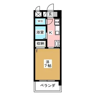 クリエイティブ一宮【5階】の間取り