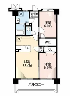 福岡県太宰府市国分3丁目【マンション】の間取り