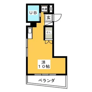 1Rの間取り画像