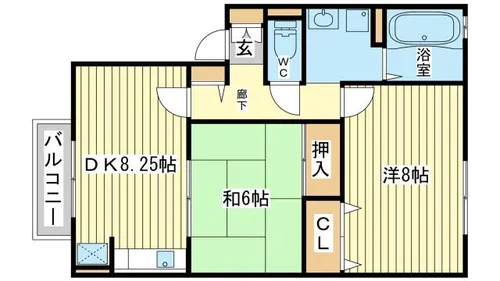 ラフィーネ98 B【B202号室】の間取り