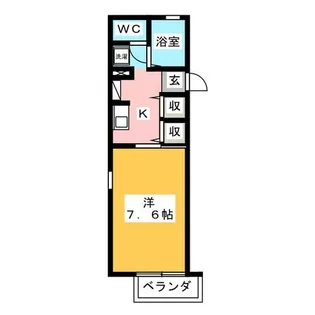 アルシア・スギ【2階】の間取り