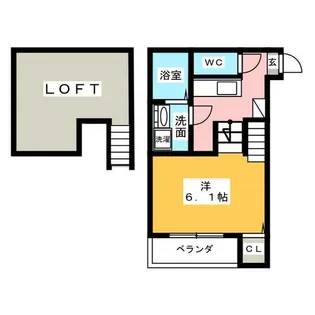 グランデ中村公園(中村町)【1階】の間取り