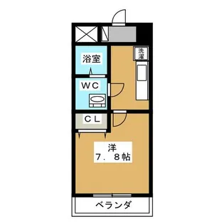 リバパレス鶴舞【3階】の間取り