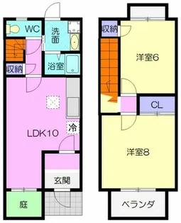 BRANCHE'上地【3号室】の間取り