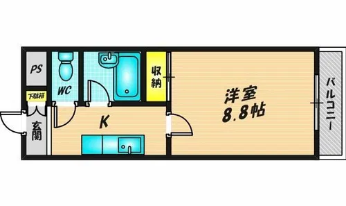 PRIMROSE【511号室】の間取り