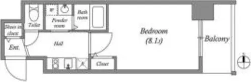 クレアグレイス新森古市【3階】の間取り