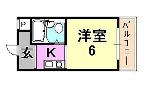 ダイドーメゾン岡本【3階】の間取り