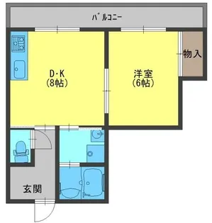 シャロンド・ビブレ【4階】の間取り