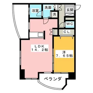 プロシード金山2【9階】の間取り