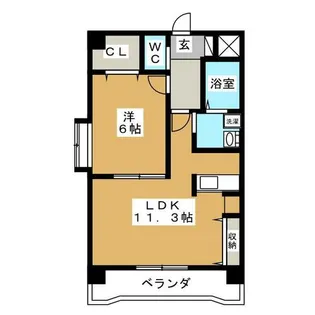 グラン・シャリオ【1階】の間取り