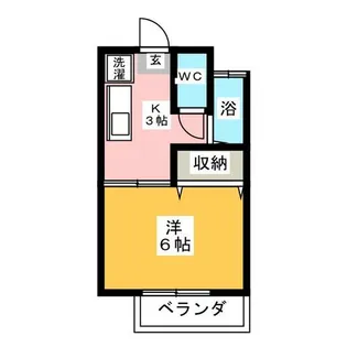 クレールO【2階】の間取り