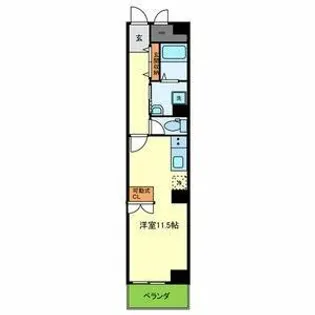 メルツハイム北村【6階】の間取り