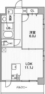LaDouceur南茨木【3階】の間取り