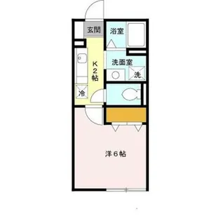 ルミエール中向陽【1階】の間取り