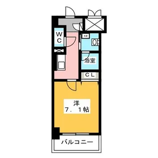 サクシード大曽根【6階】の間取り