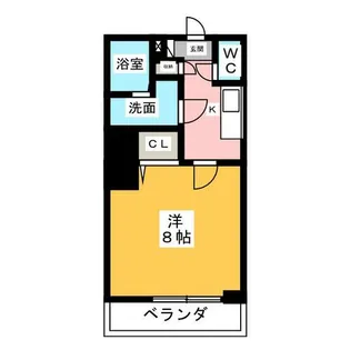 S-RESIDENCE大曽根駅前【6階】の間取り