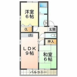 グレースなぎさ【2階】の間取り