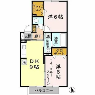 オアシスMARUGEN【2階】の間取り