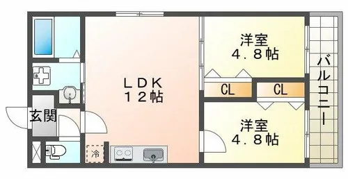 CASA垂水駅前【1階】の間取り