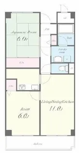 メゾンパルフェート【5階】の間取り