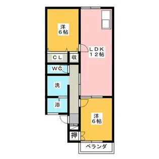 アーバンビラ【2階】の間取り