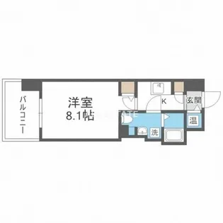 グラマシー京橋(旧エコロジー京橋レジデンス)【5階】の間取り
