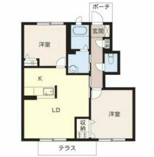 シャーメゾン浜の宮【B102号室】の間取り