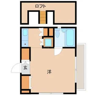 ゼンマンション【4階】の間取り