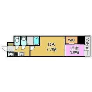 レーヴメゾン出屋敷【13階】の間取り