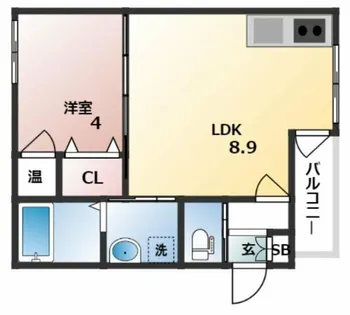 GRANDIR 近江堂【2階】の間取り