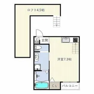 スムーノ垂水山手【203号室】の間取り