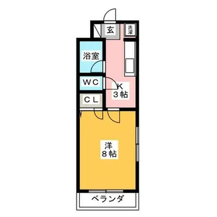 パルクレール【2階】の間取り
