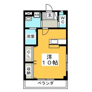 ローテローザ【2階】の間取り
