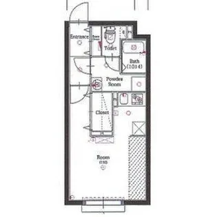 クレストタップ名古屋ウエスト【5階】の間取り