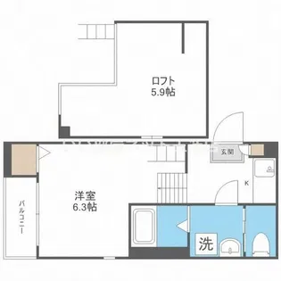 クレセントハイツ【1階】の間取り