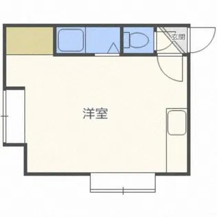 エステート六本木【2階】の間取り