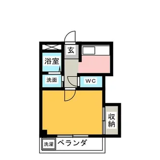 コーポ郷西B【1階】の間取り