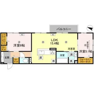 クレマチス【1階】の間取り