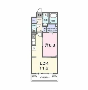 グランウエスト J【2階】の間取り