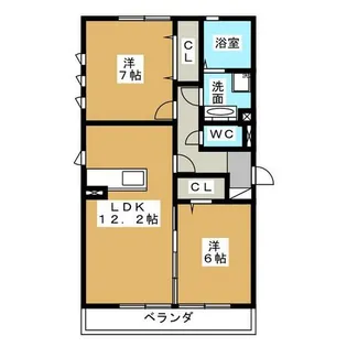 Novel Court IMAISE A棟【1階】の間取り