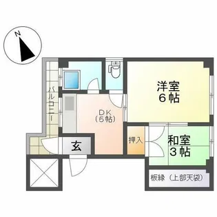 カサール亀岡【301号室】の間取り