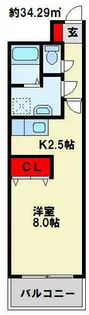 ミラドール F【1階】の間取り