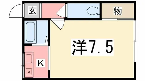 アルスランフラット【101号室】の間取り