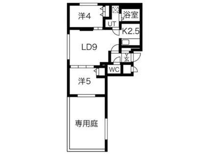 ブランシャール平岸【102号室】の間取り
