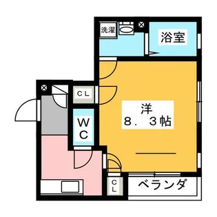 トゥルーハート本山【2階】の間取り