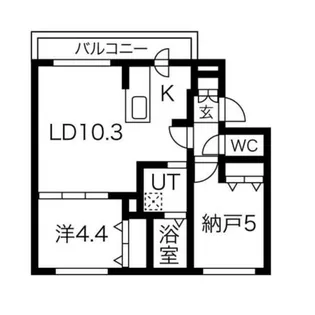 Axis Arc【3階】の間取り