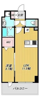 プレサンス神戸セレスティア【13階】の間取り