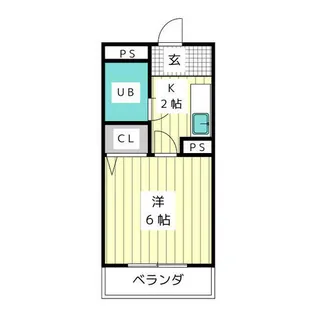 HKビル第2【4階】の間取り