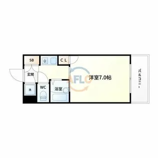 CityLife新大阪【3階】の間取り