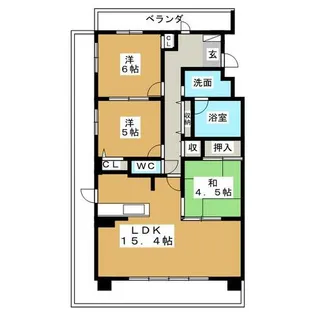 will Do 黒川【8階】の間取り